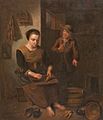 Peter Snyers (attr) Kücheninterieur mit Frau und Kind.jpg