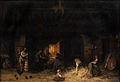 Andreas Kielmann Bäuerinnen in einer Scheune 1873.jpg
