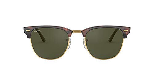 Ray-Ban Men Square Sunglasses Green Frame Green Lens Medium