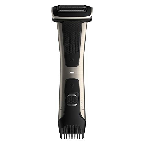 Philips Norelco Bodygroom Series 7000, Showerproof Dual-Sided Body Trimmer and Shaver for Men, BG7030/49