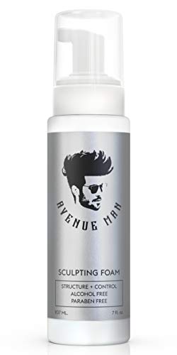 Sculpting Foam For Men (7oz) by Avenue Man Hair Products - Strong Hold Volumizing Mousse