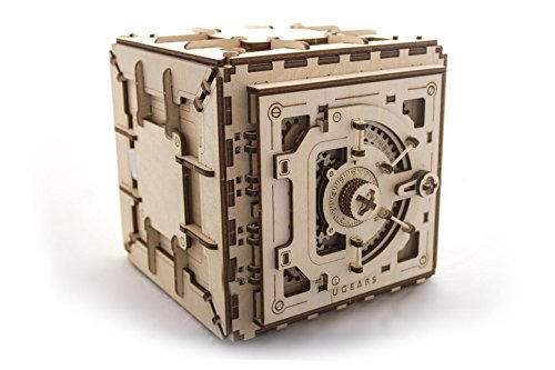 UGEARS Model Safe Kit | 3D Wooden Puzzle | DIY Mechanical Safe