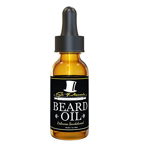 Best Sandalwood Beard Oil - Conditioner & Softener for Men - Stronger Scent Oils, Includes Argan and Jojoba - Available in 1 & 2 oz
