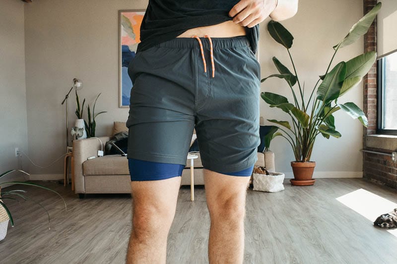 All Citizens compression and workout shorts paired