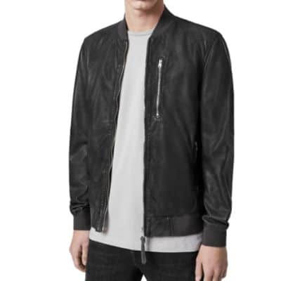 AllSaints Kino Leather Bomber