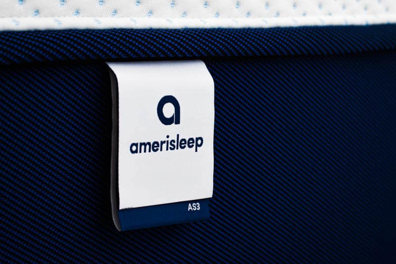 Amerisleep mattress tag closeup
