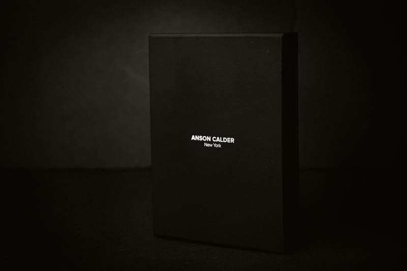 Anson Calder black packaging