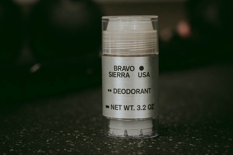 Bravo Sierra deodorant packaging