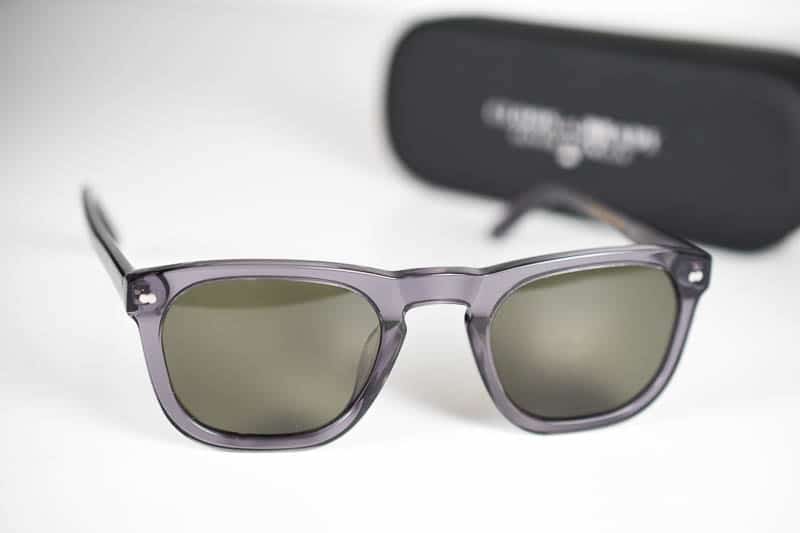 Christopher Cloos x brady sunglasses with case in background