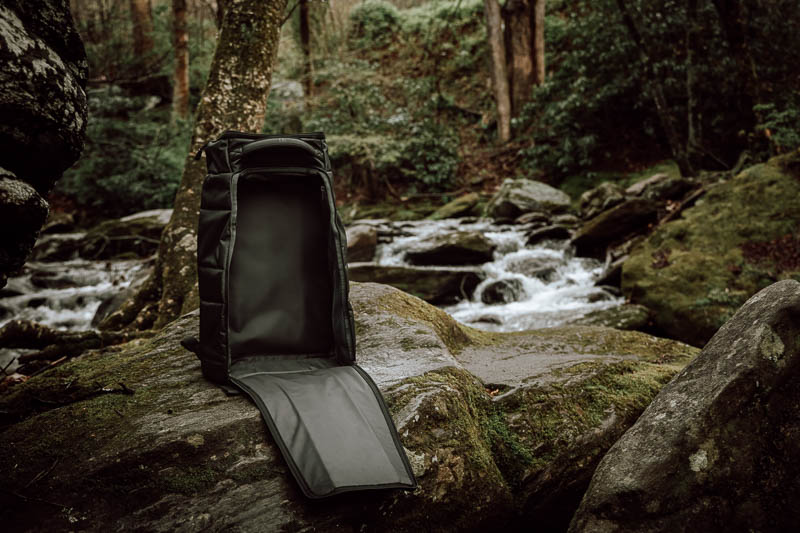 Db Bags Review: Adventure Awaits 6 Db Bags 30L Hugger Bag Open