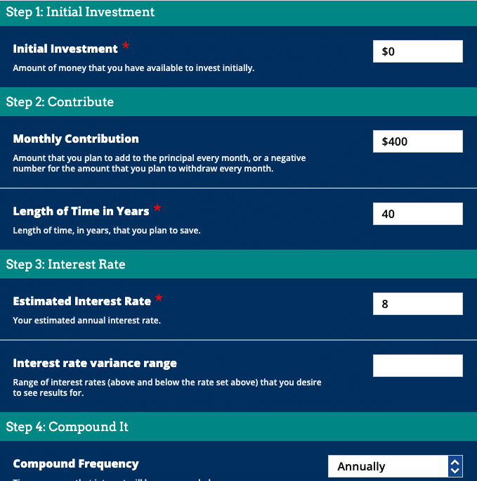 Diversyfund Compound Interest Calculator