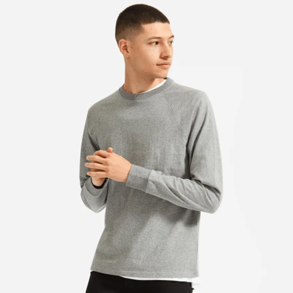 Everlane Premium-Weight Long Sleeve Crew