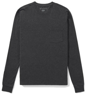 Everlane Cotton Long-Sleeve Pocket Tee