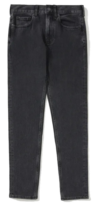 Everlane Uniform Slim Fit Performance Jean in Washed Black
