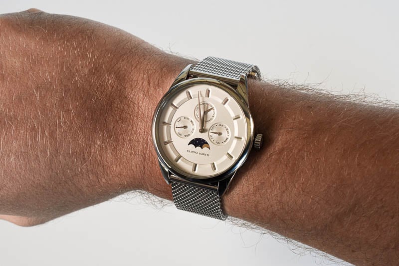 Filippo Loreti Venice on wrist