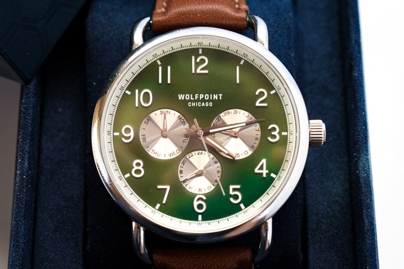 fort dearborn forest green logo dial topdown fort dearborn forest green logo dial topdown