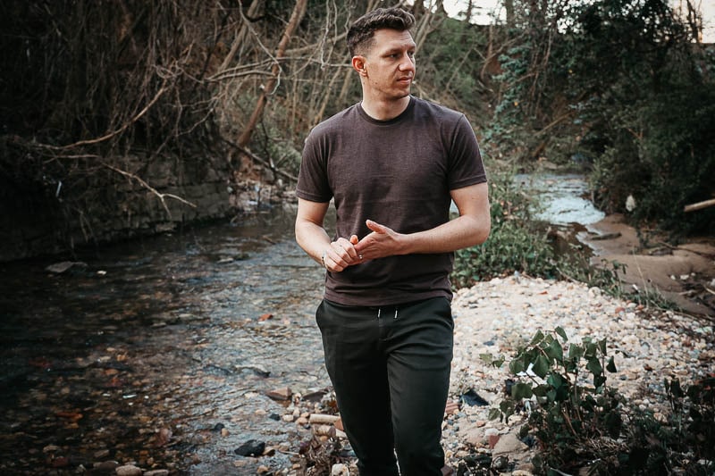 Fresh Clean Tees short sleeve tee in brown