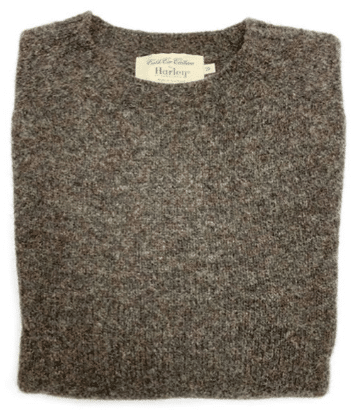 Harley of Scotland Shetland Crewneck (Cable Car Clothiers) 