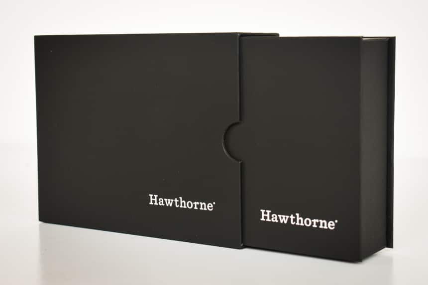 Hawthorne Fragrance Box Packaging Side On Removing Inner Box