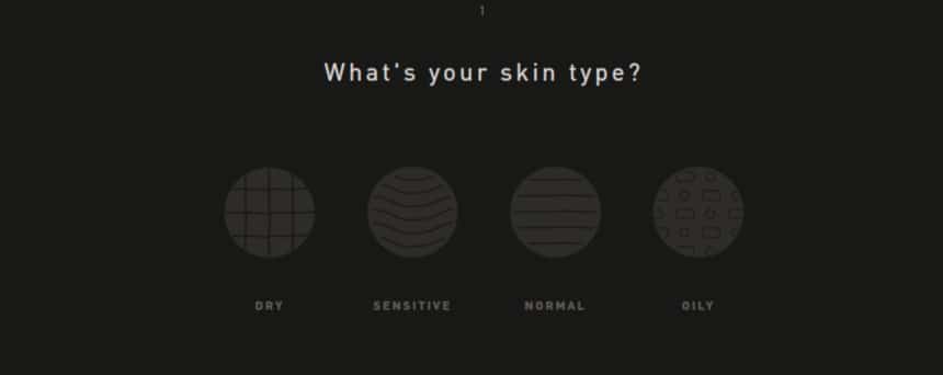 Hawthorne Quiz Screenshot Skin Type