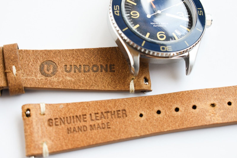 Interior leather band Undone branding