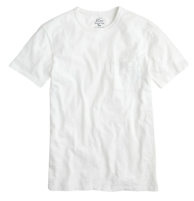 J.Crew Garment Dyed Slub Cotton T-Shirt