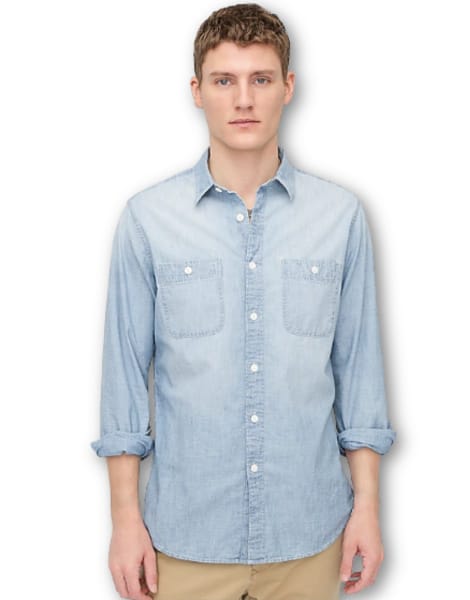 J.Crew Indigo Chambray Workshirt