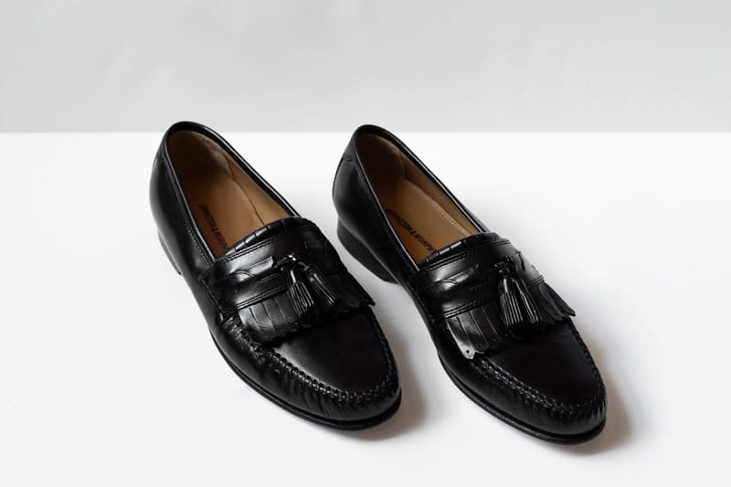 Johnston and Murphy Breland Kiltie Tassel loafers at angle