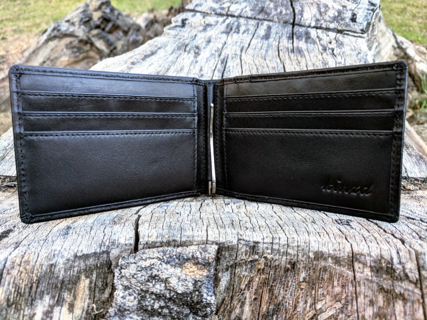 Kinzd Slim Wallet with Money Clip