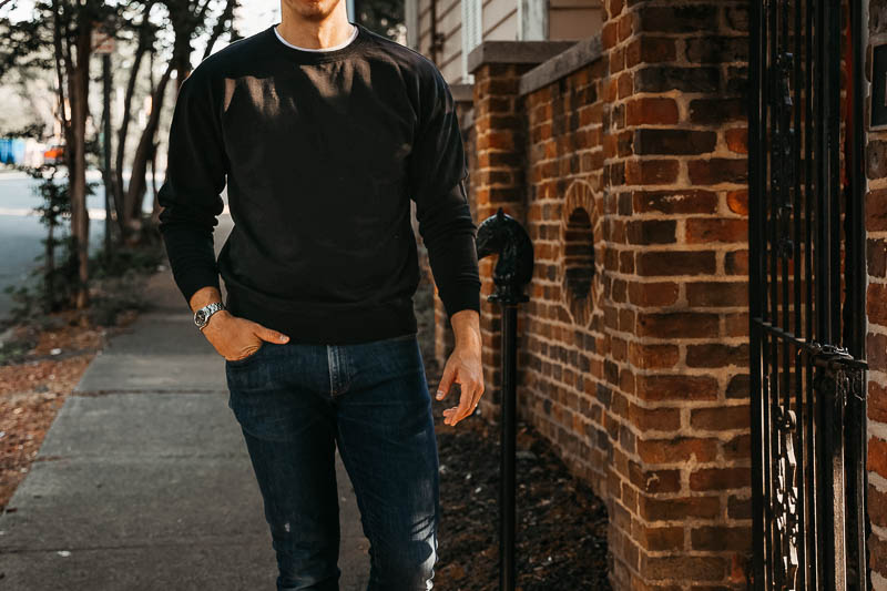 KOTN Review: Can You Build a Wardrobe on Simplicity? 6 KOTN crew neck sweater