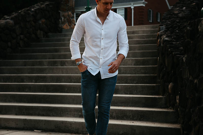 KOTN Review: Can You Build a Wardrobe on Simplicity? 4 KOTN oxford shirt