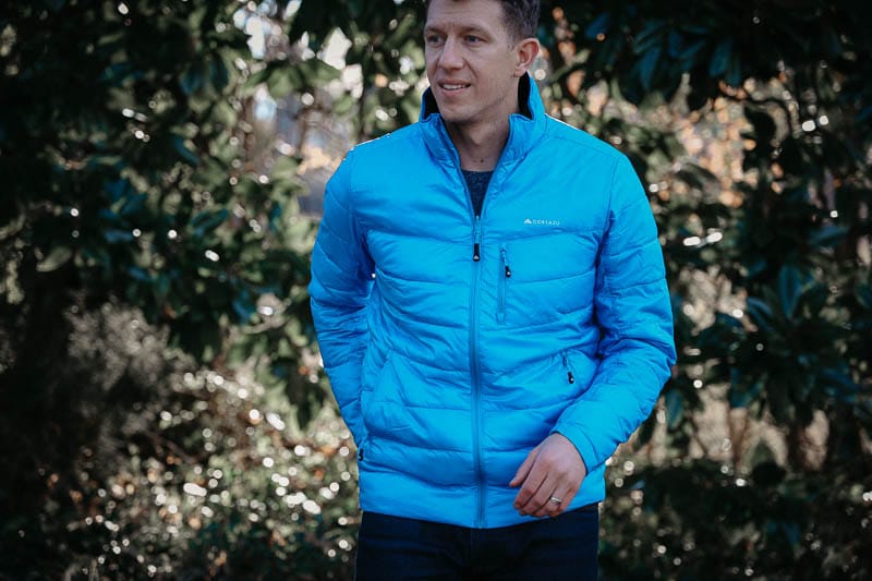 lightweight Cortazu jacket in blue