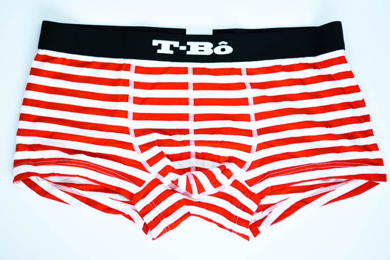 molten lava red stripe trunks