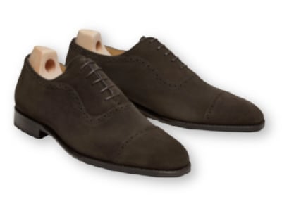 MYRQVIST Skytteholm Chocolate Suede Oxford