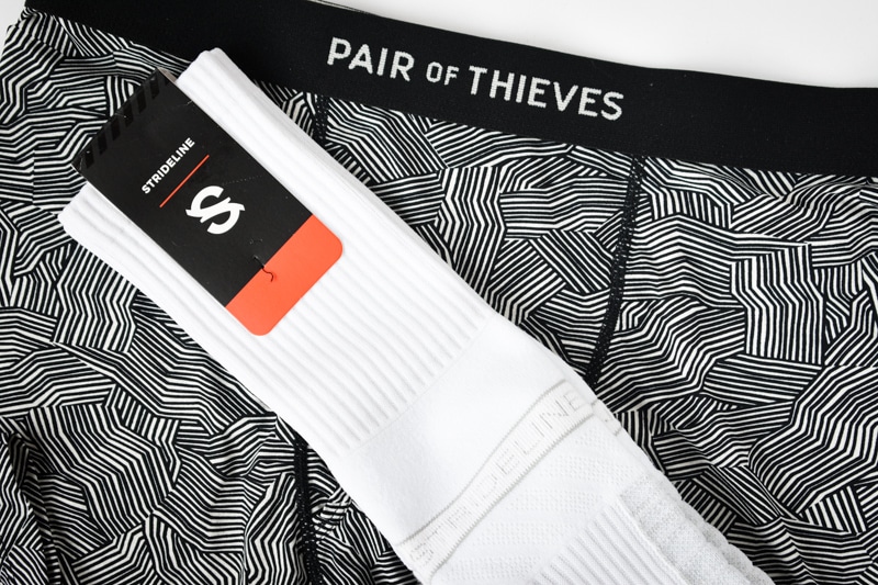 pair of thieves underwear and strideline socks