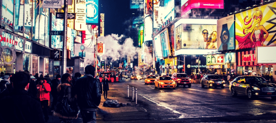 Streets of New York City, Timesquare