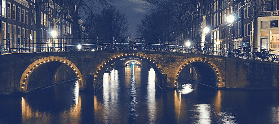 Bridge in Amsterdam, Netherlands
