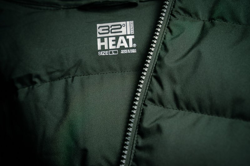 puffer jacket detail zipper 32 Degrees