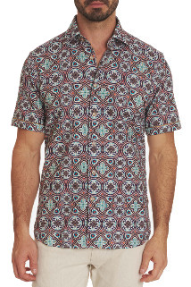 Robert Graham Carbone Short Sleeve Shirt