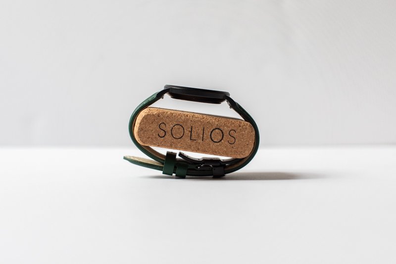 Solios Solar on cork holder from profile