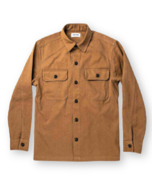 Taylor Stitch The Shop Shirt in Tobacco Boss Duck