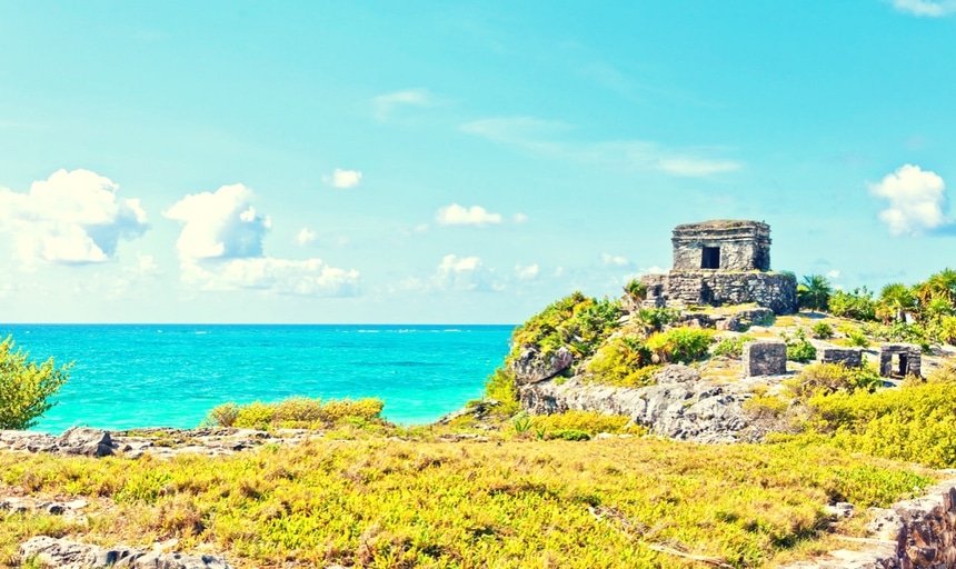 Temple of the wind in Tulum, Mexico