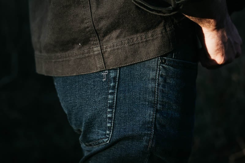 The Perfect Jean Review: Can Denim Be Perfected? 14 The Perfect Jean logo back pocket blue jean