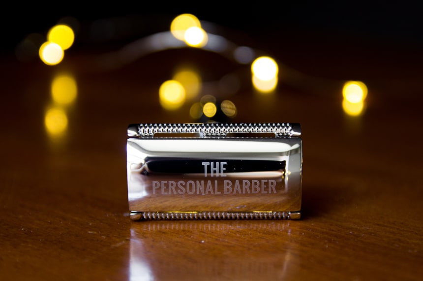 The Personal Barber Premium Double Edged Safety Razor Front On