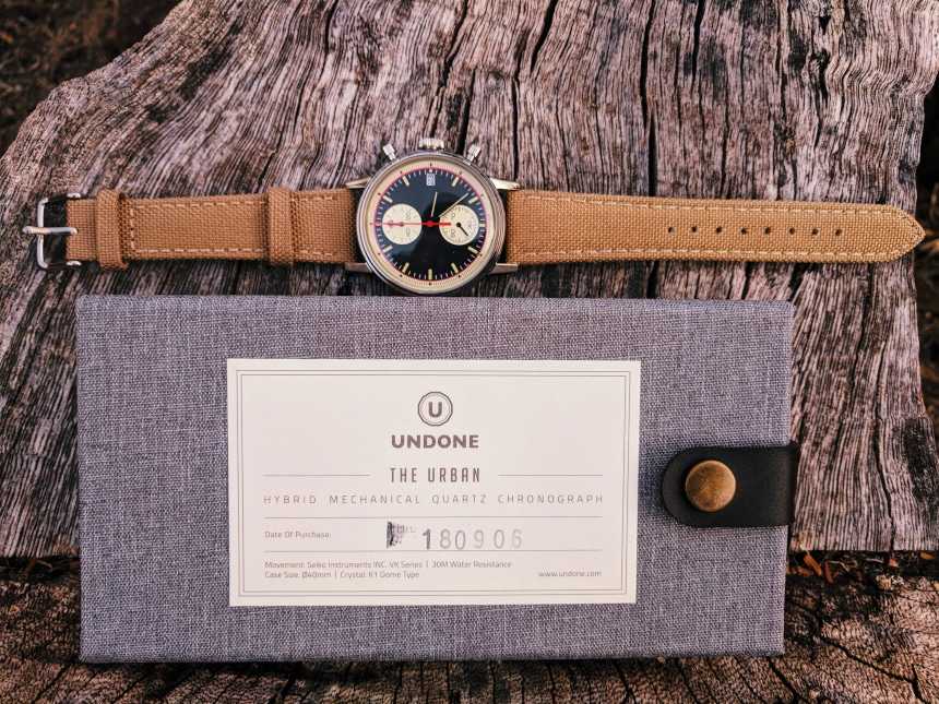 UNDONE Custom Urban Vintage Watch On Top Of Box