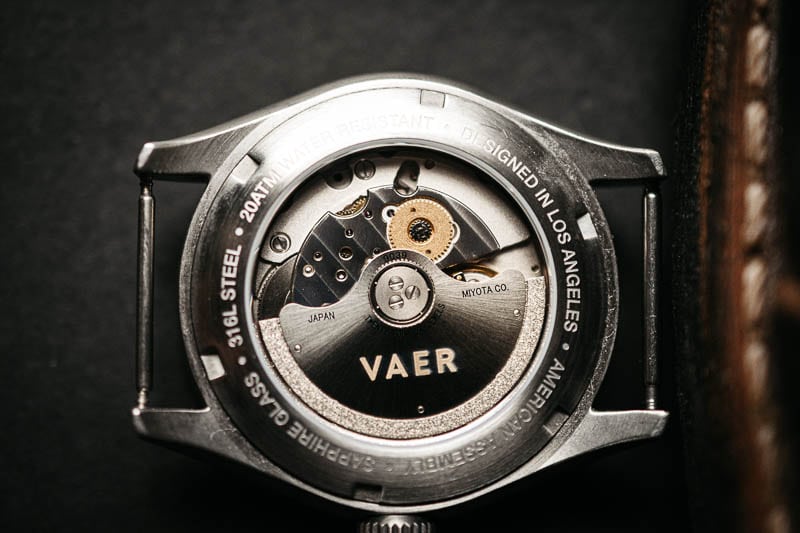 Vaer d5 sapphire display caseback