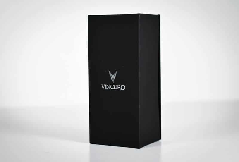 Vincero Apex black packaging