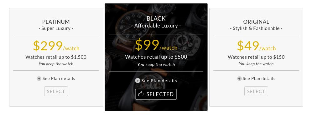 Watch Gang Price Tiers